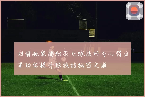 刘静独家揭秘羽毛球技巧与心得分享助你提升球技的秘密之道
